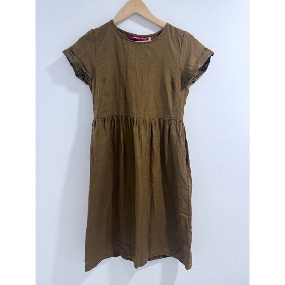 PYNE & SMITH Dresses & Skirts - PYNE & SMITH No 15 european flax linen sustainable eco conscious midi dress